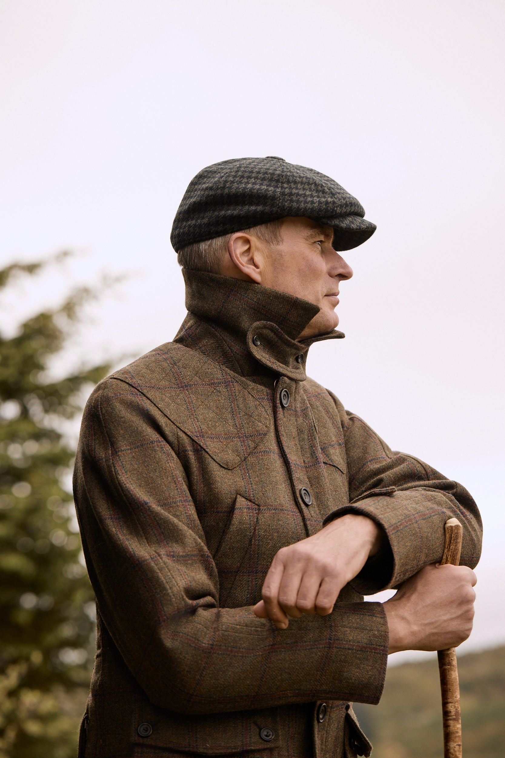 Teviotdale Tweed Field Coat