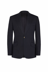 Navy Fearnought Wool Blazer