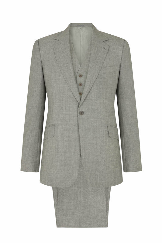 Grey Wool 3-Piece Suit