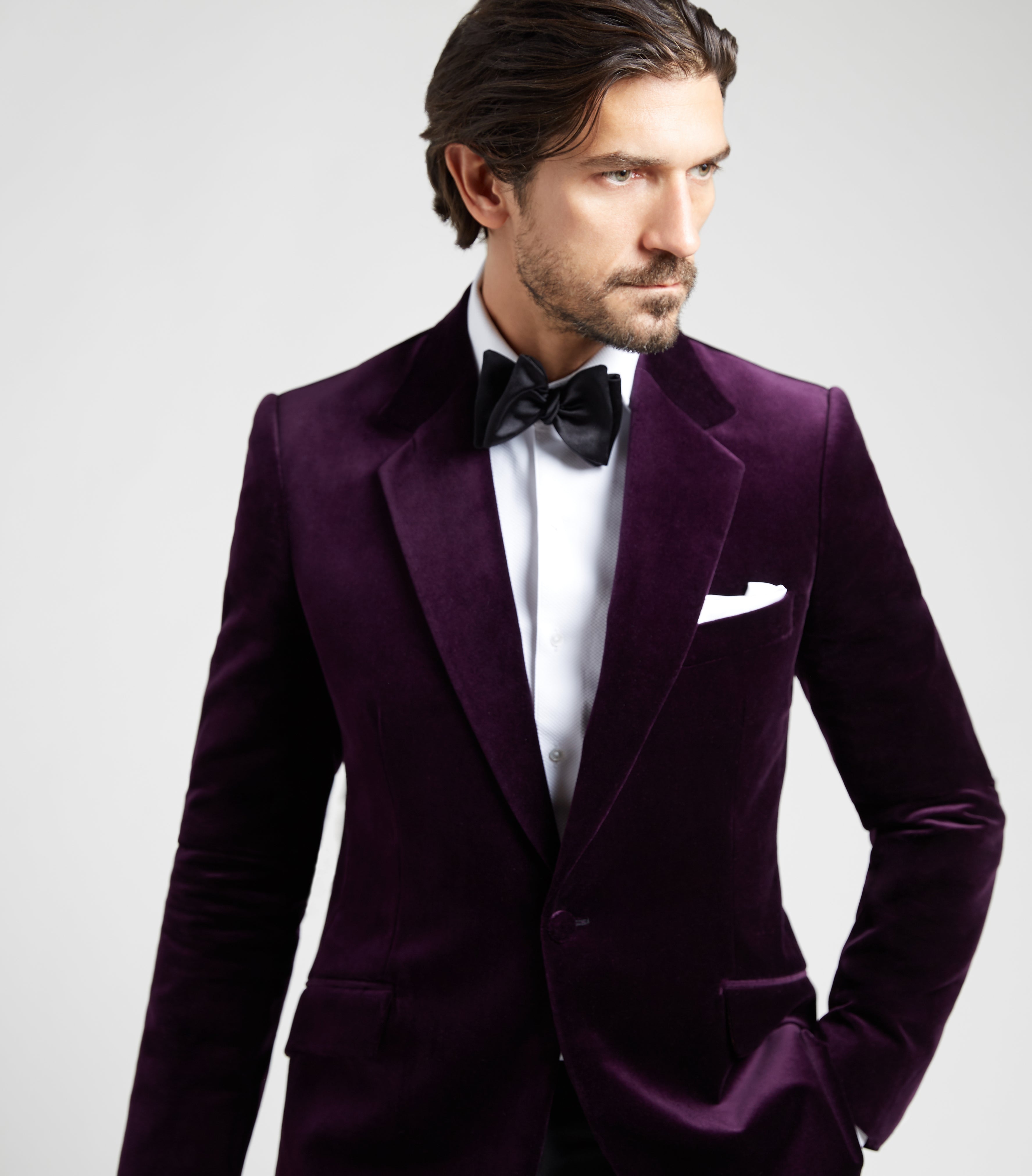 Purple deals evening jacket