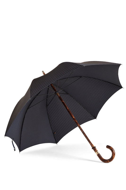 Pinstripe Maple Wood Umbrella