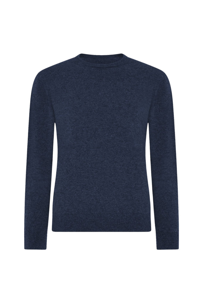 Navy Cashmere Crew Neck Jumper
