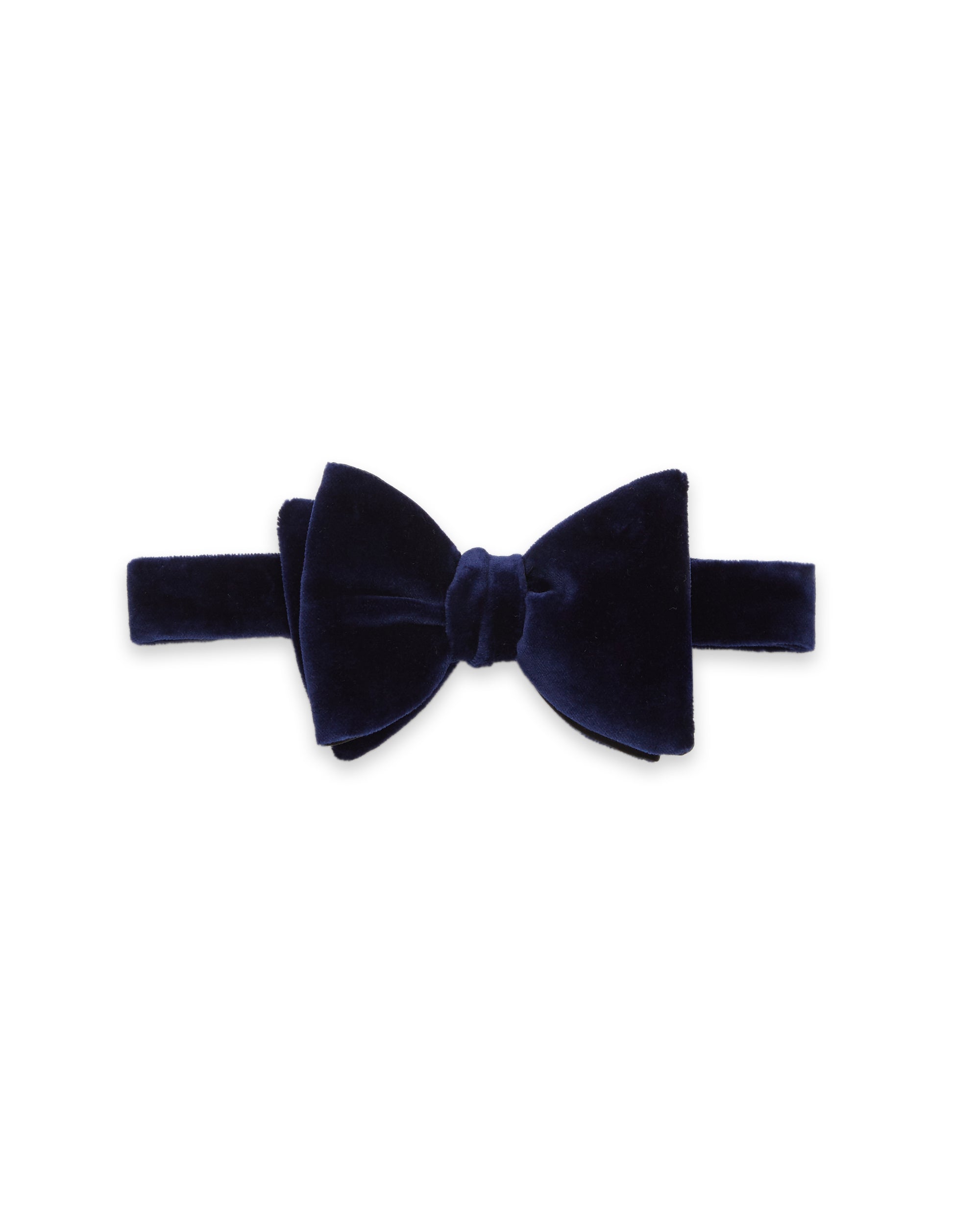 Large Classic Midnight Velvet Bowtie