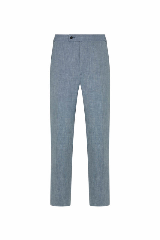 Light Blue Wool Trousers