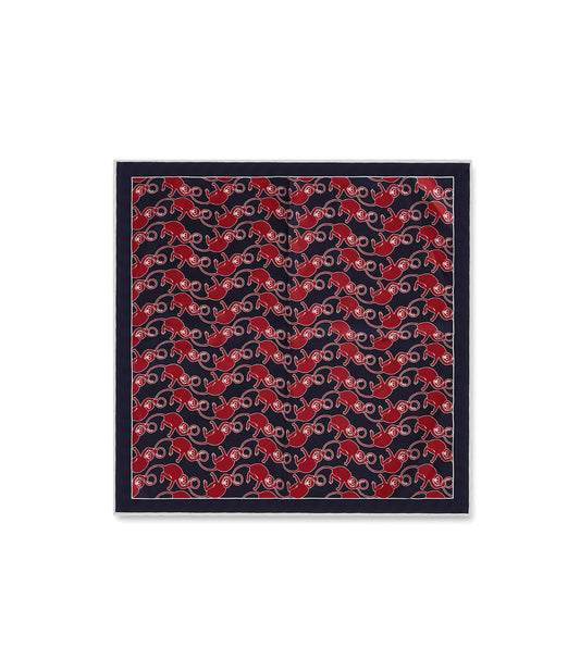 Navy Silk Monkey