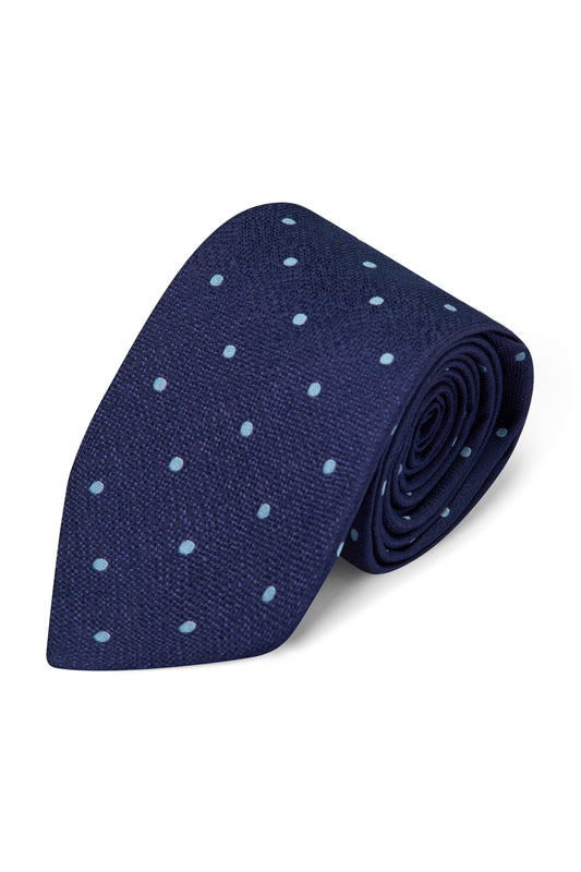 Spot Silk Tie