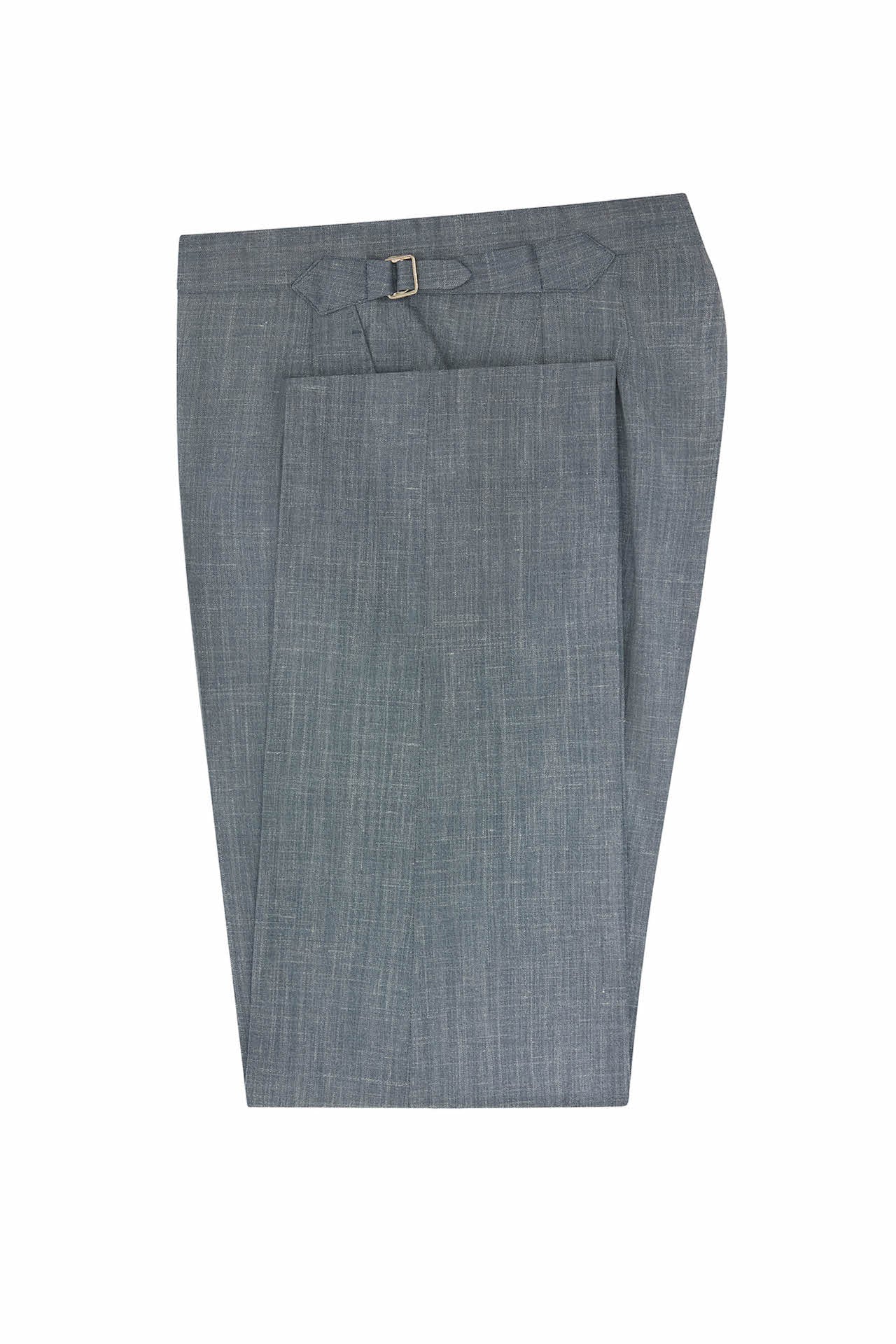 Light Blue Wool Trousers | Huntsman Savile Row