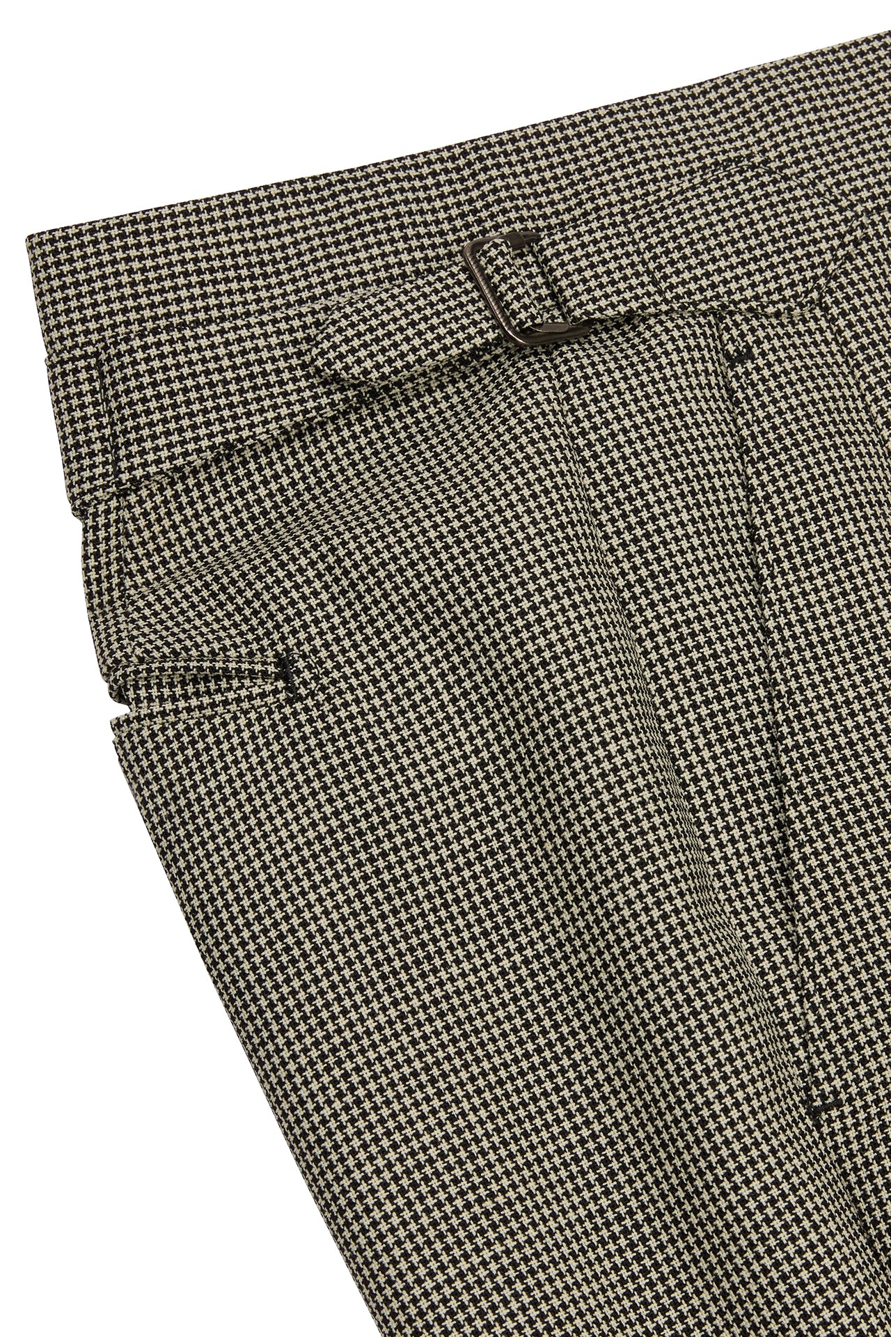 Black/White Micro Puppytooth Single Breasted Suit