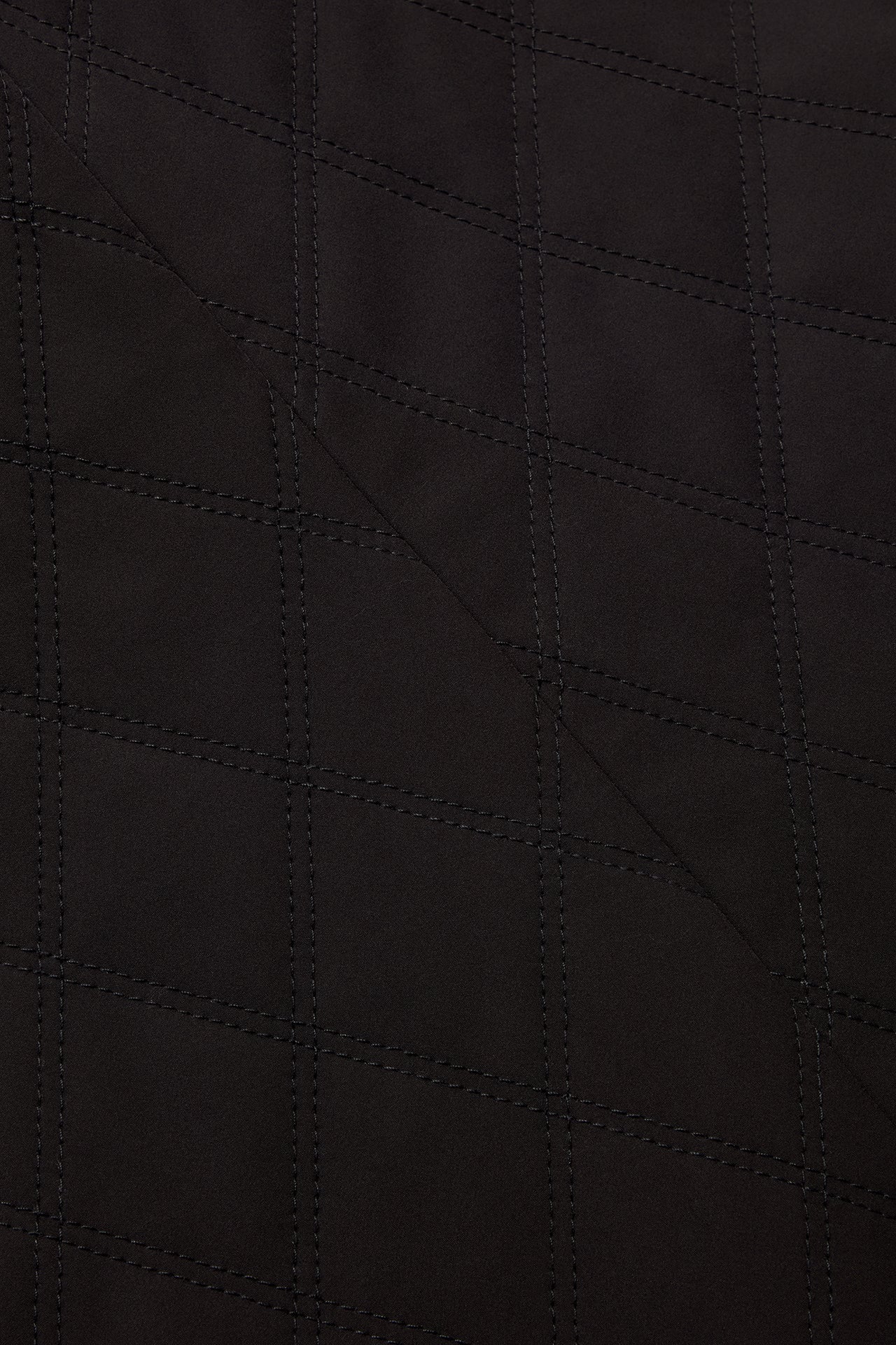 Black Quilted Cashmere Lined Gilet