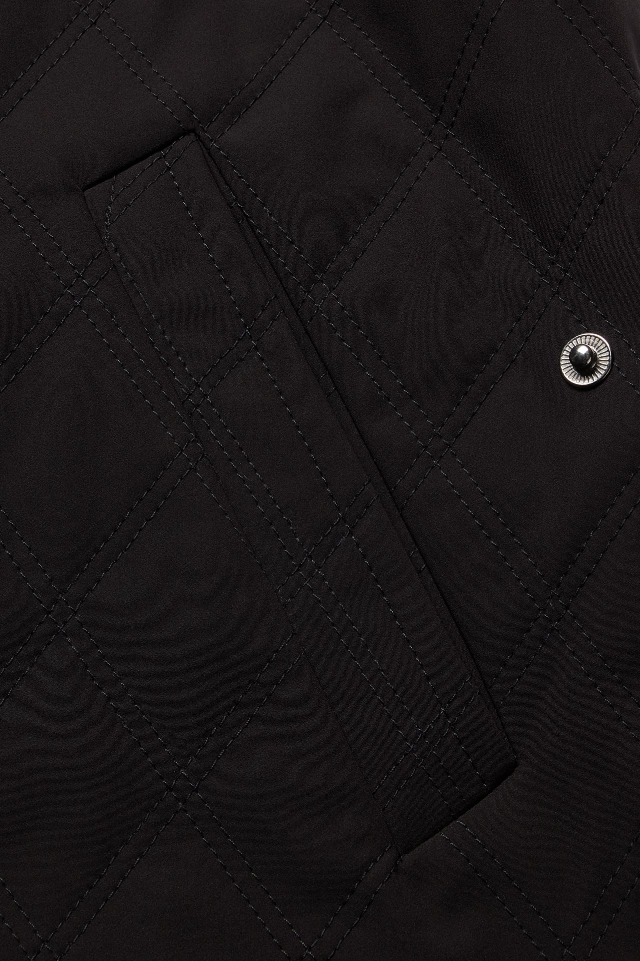 Black Quilted Cashmere Lined Gilet
