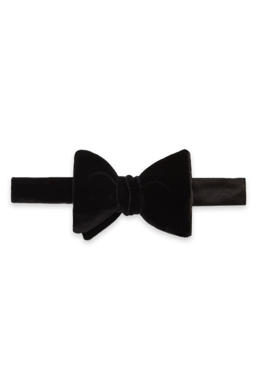 Black Velvet Bow Tie
