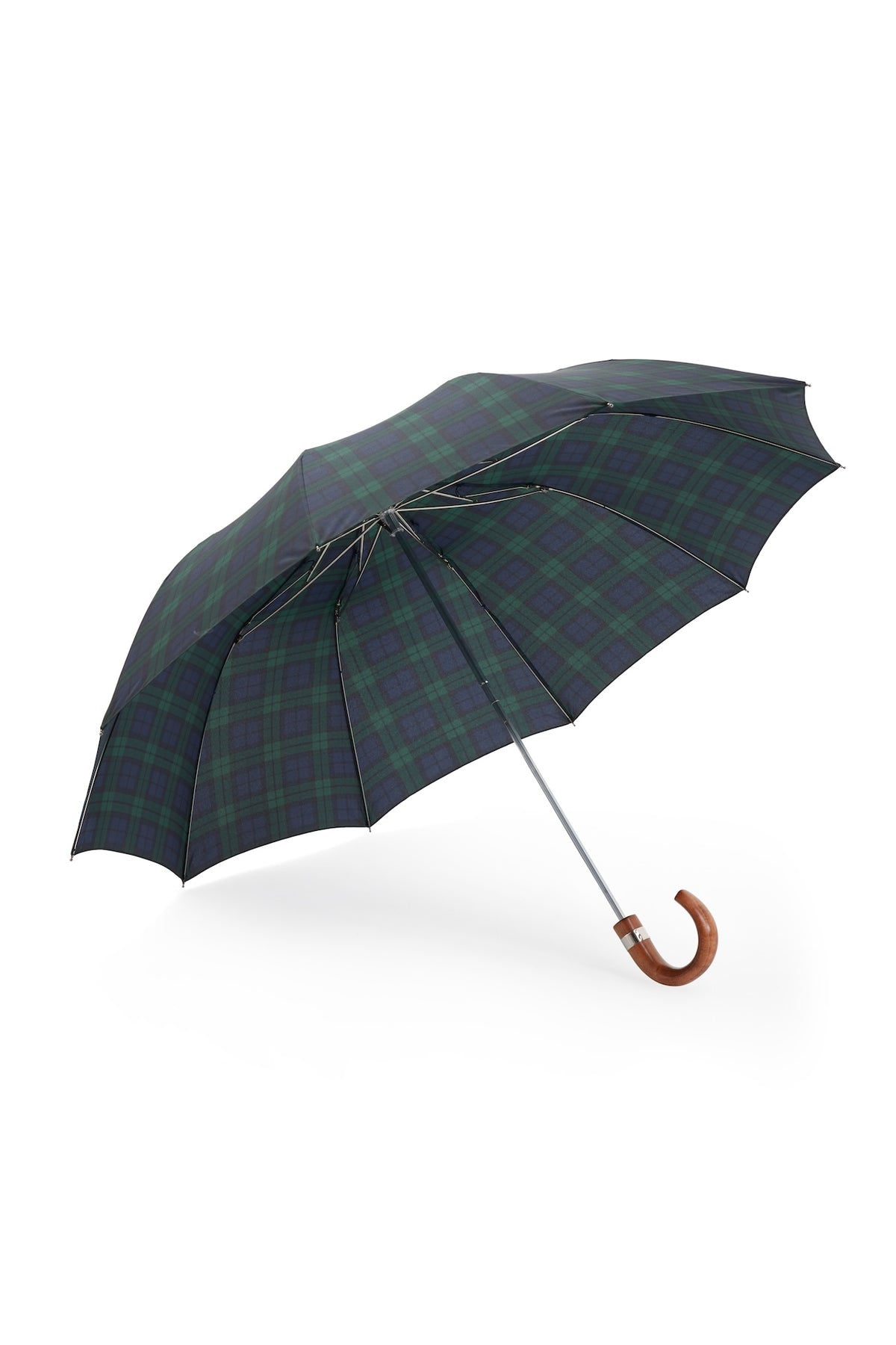 Black Watch Tartan Telescopic Umbrella