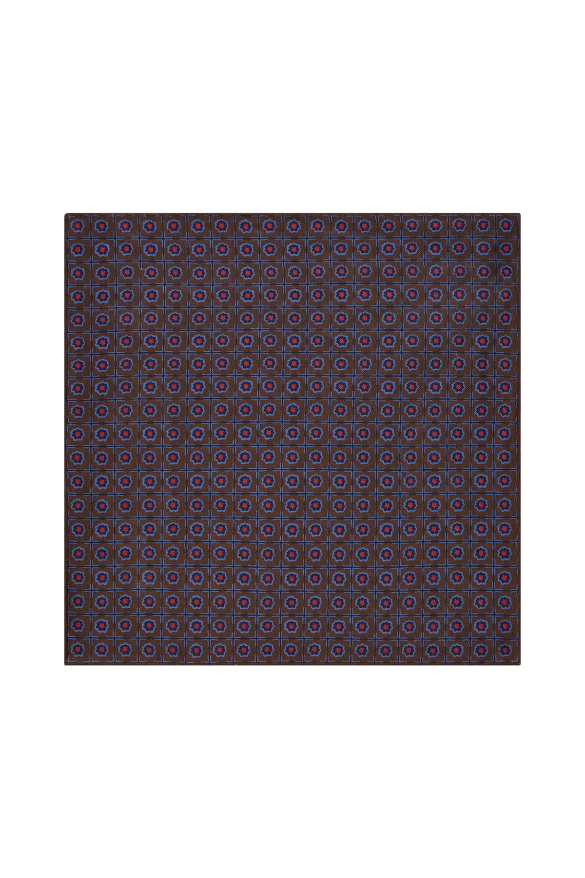 Brown Madder Double Sided Pocket Square
