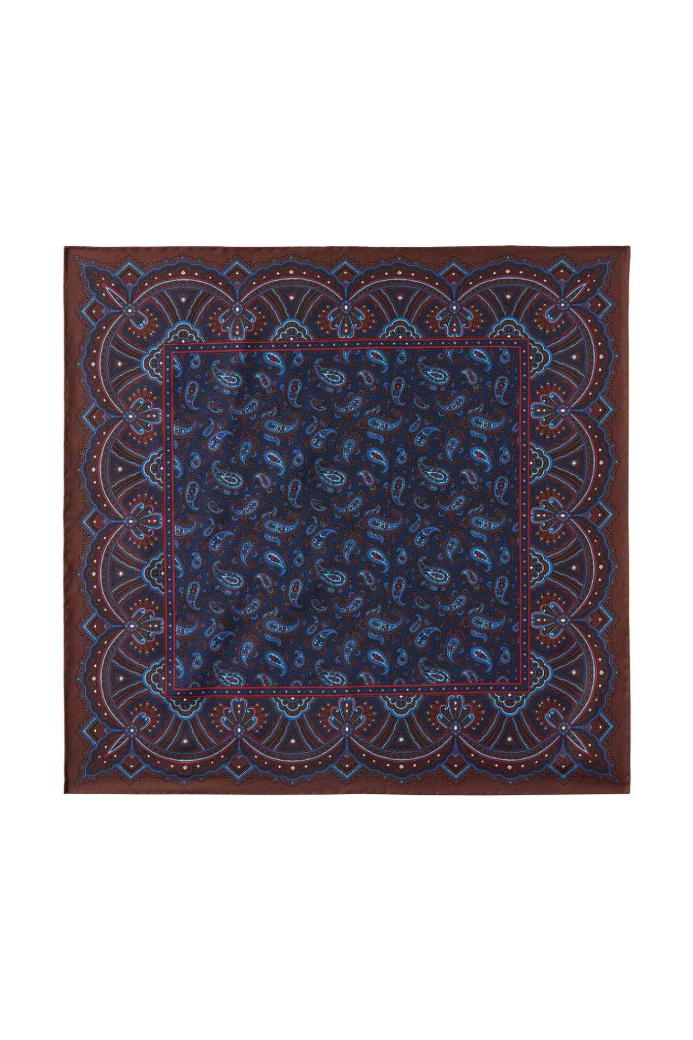 Huntsman Madder Pocket Square