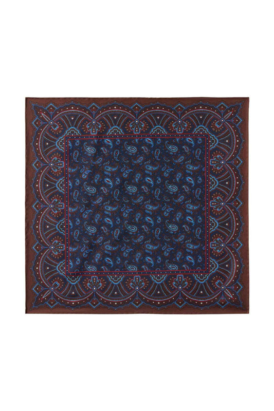 Huntsman Madder Pocket Square