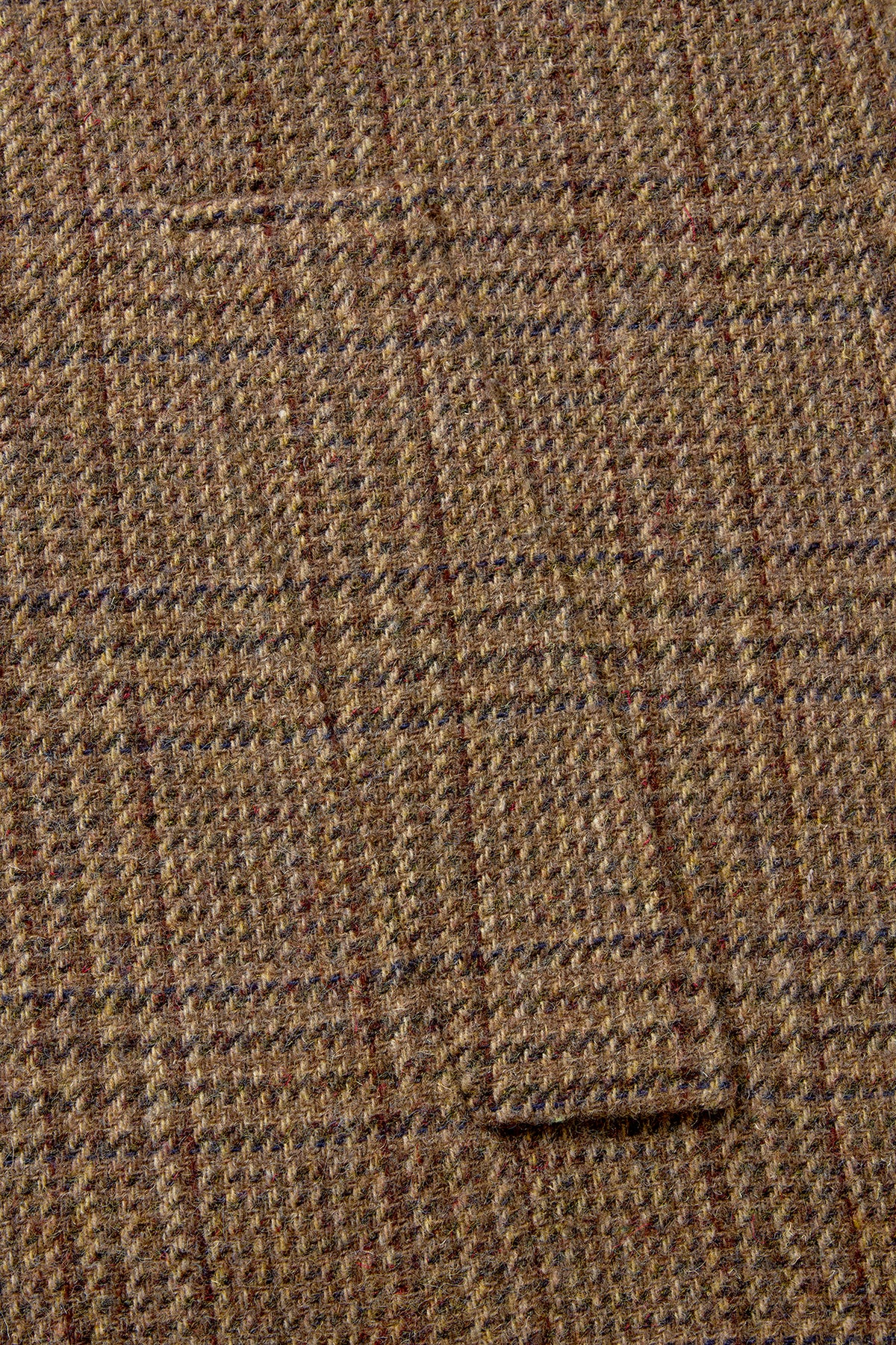 Brown Tweed Balmacaan Overcoat