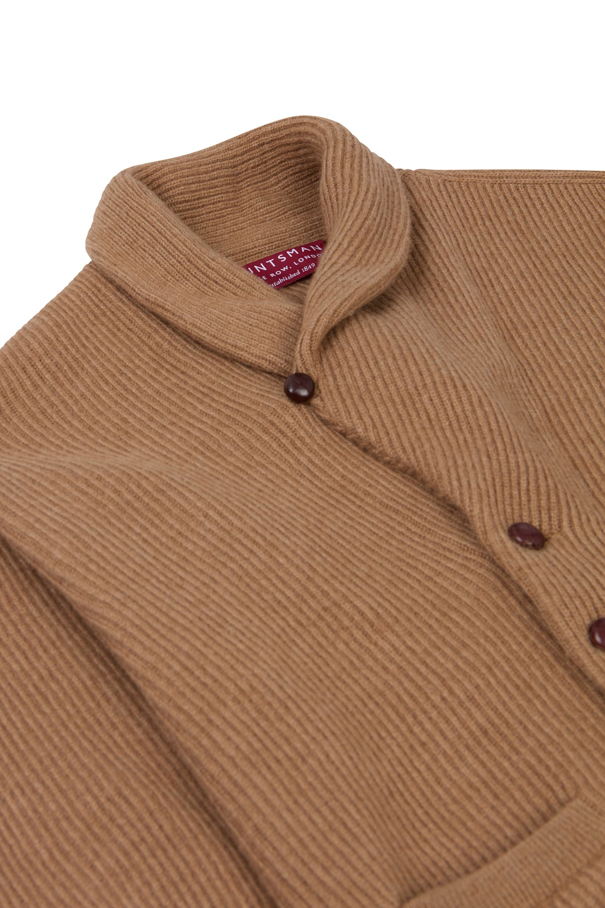 Camelhair Windsor Shawl Lapel Cardigan