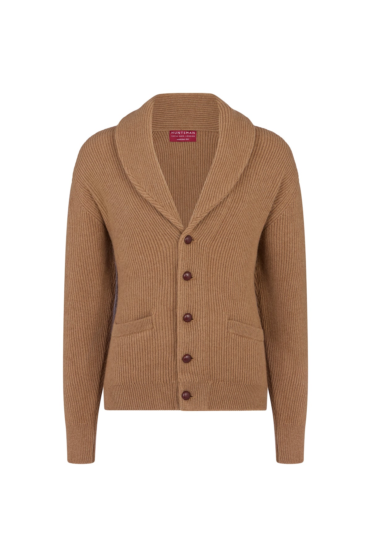 Camelhair Windsor Shawl Lapel Cardigan