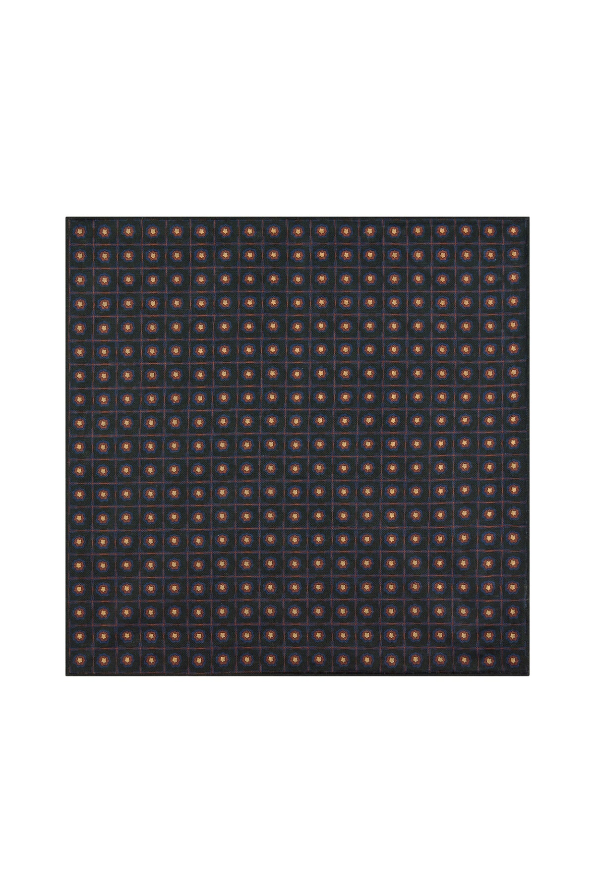 Green Madder Double Sided Pocket Square