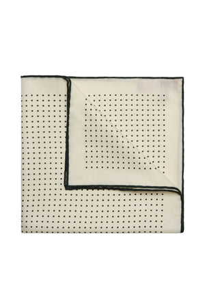 Spot Silk Hopsack Pocket Square