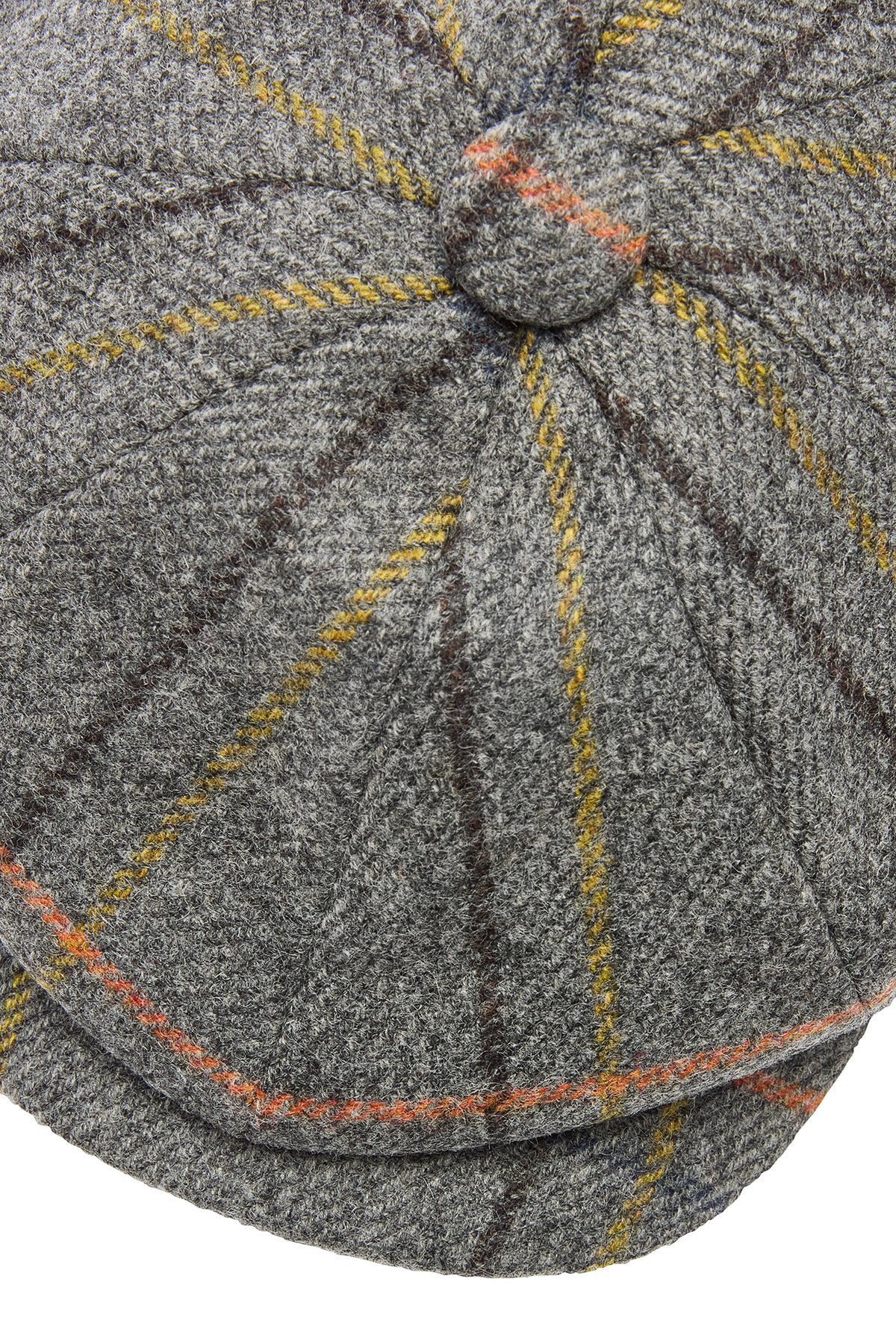 Grey House Overcheck Tweed Towton Cap