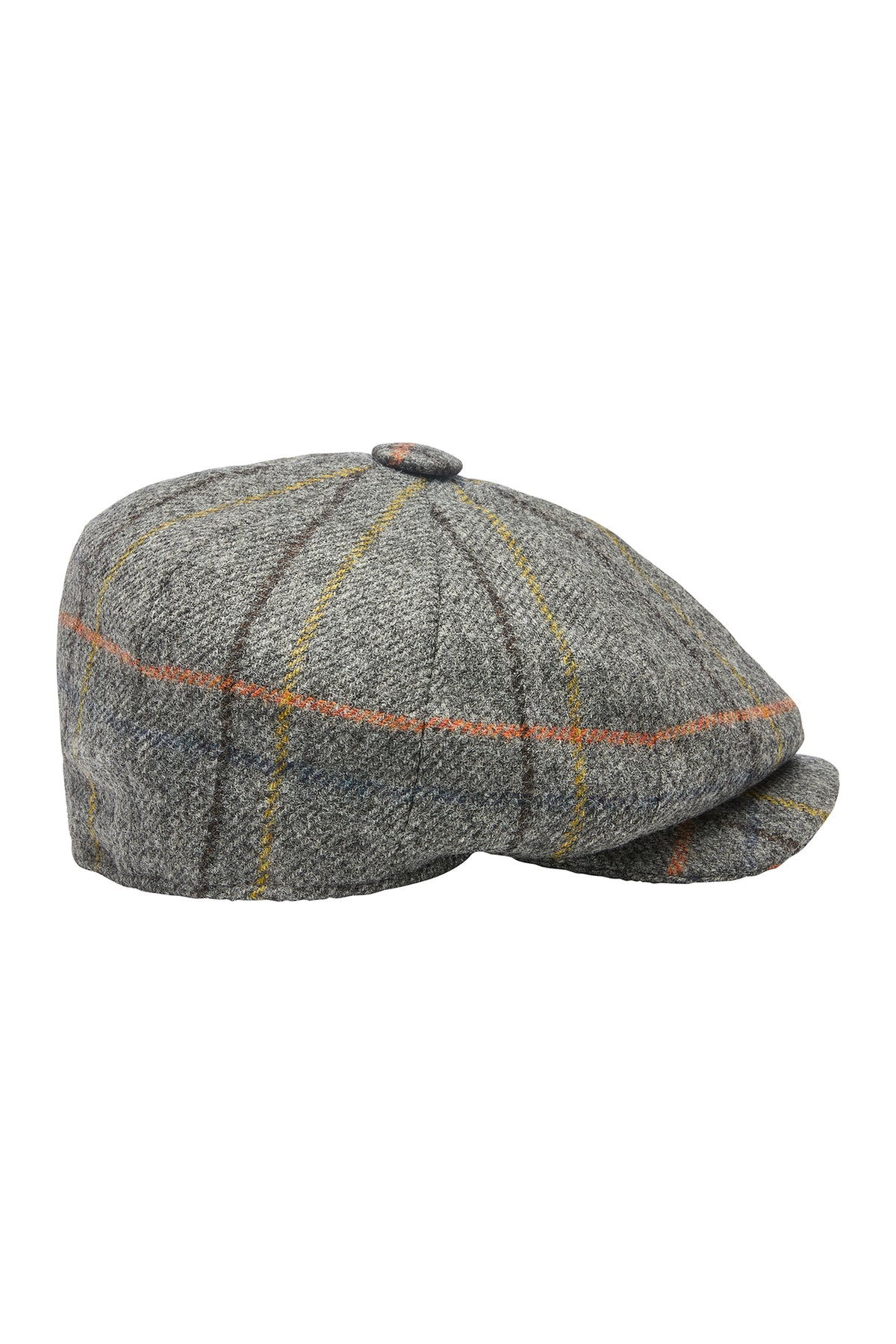 Grey House Overcheck Tweed Towton Cap