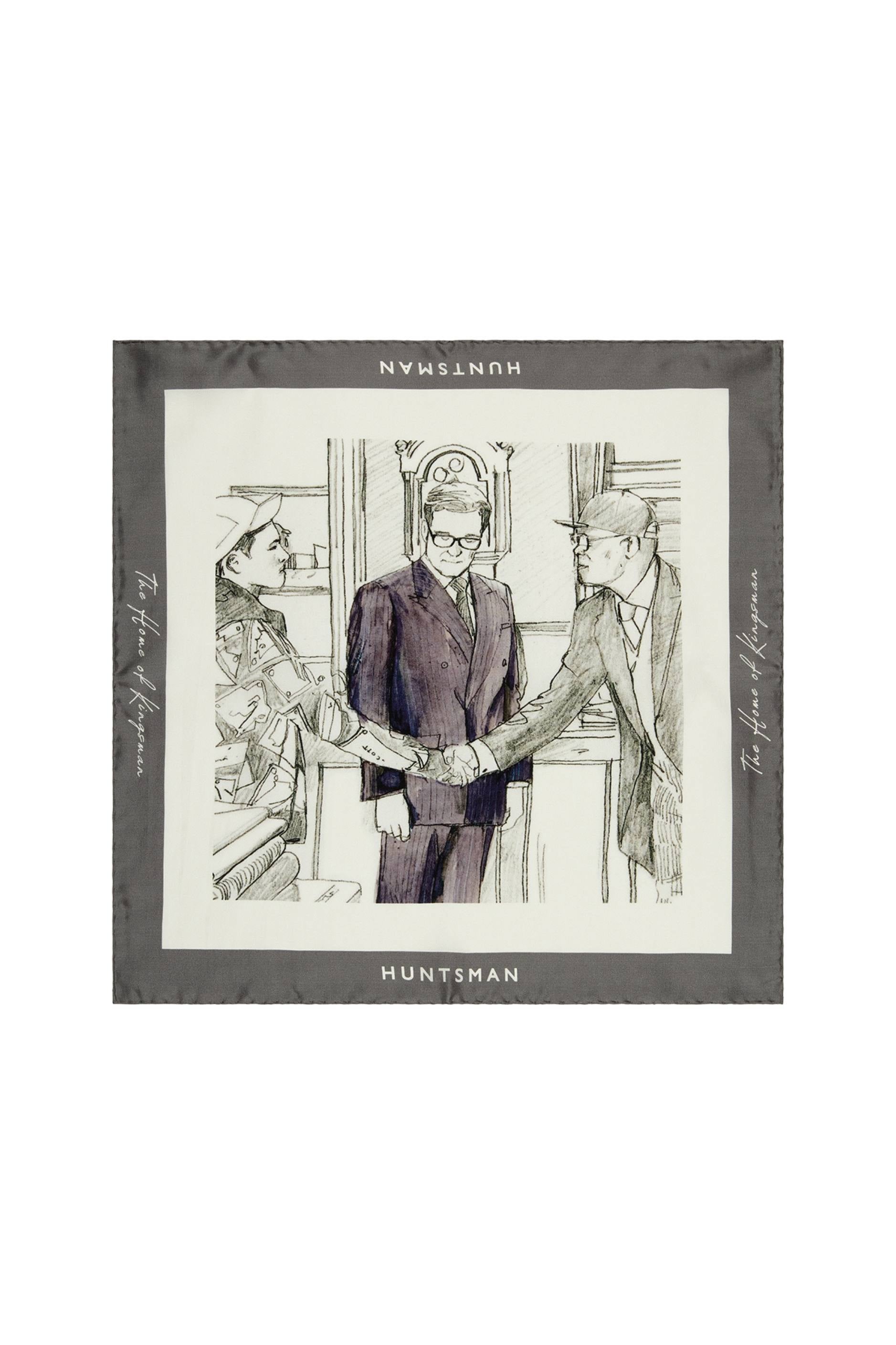 The Home of Kingsman 10 Year Anniversary Pocket Square