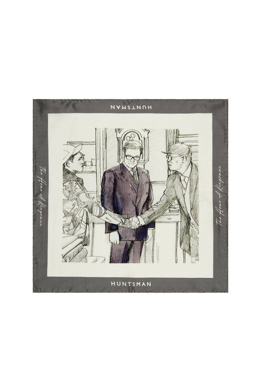 The Home of Kingsman 10 Year Anniversary Pocket Square