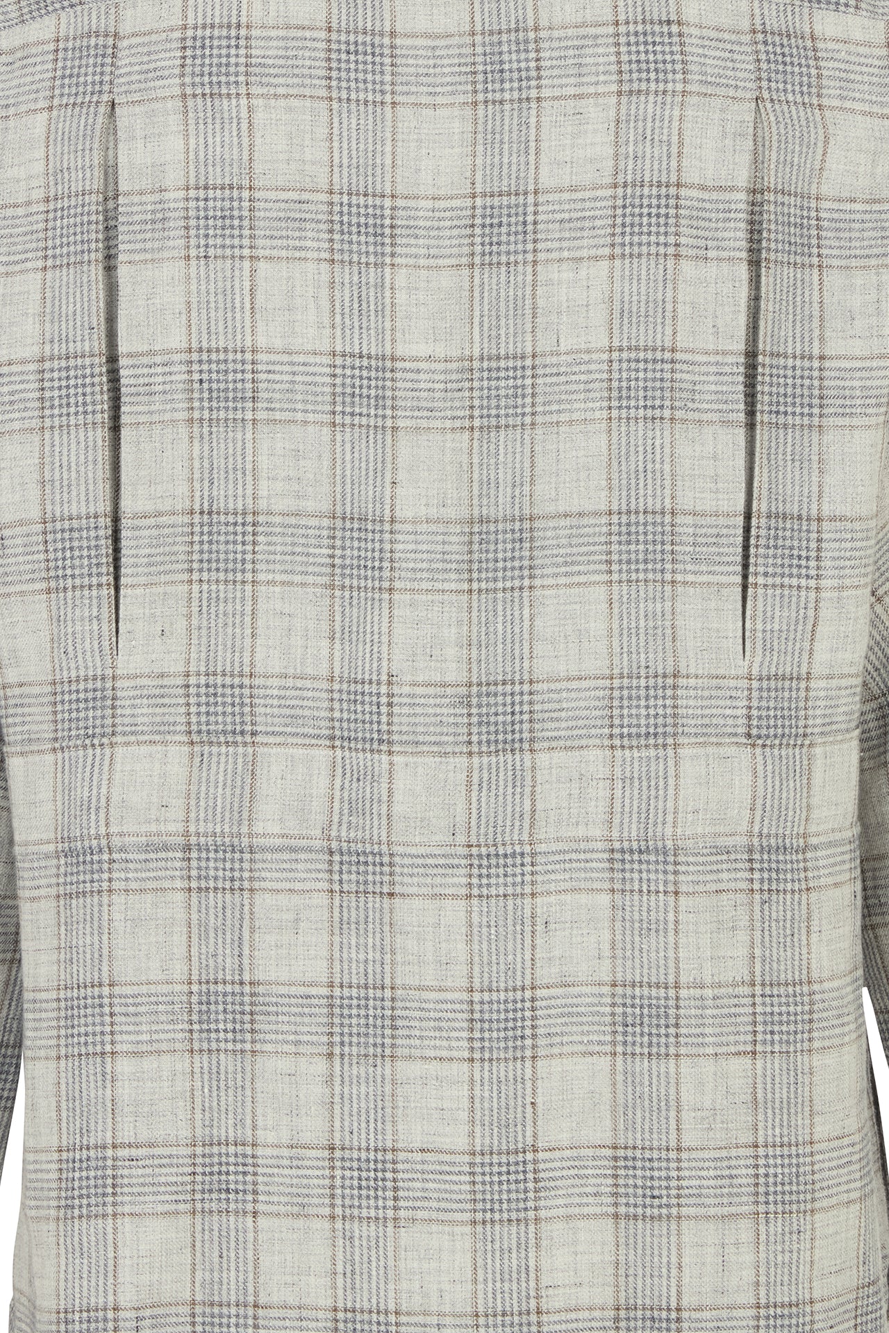 Grey Overcheck Safari Jacket