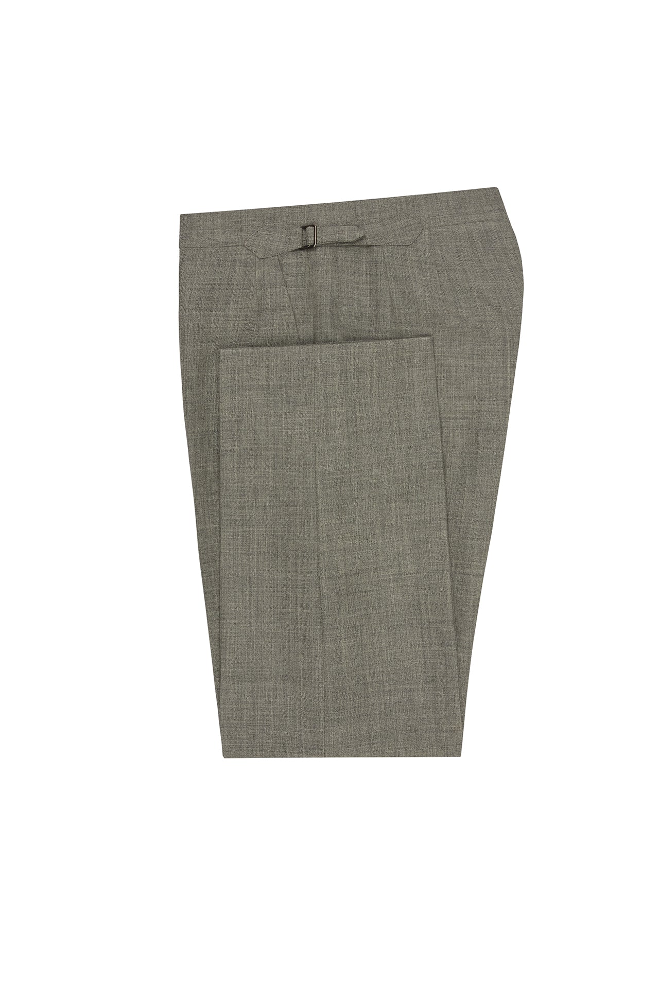 Grey Wool Fresco Trousers
