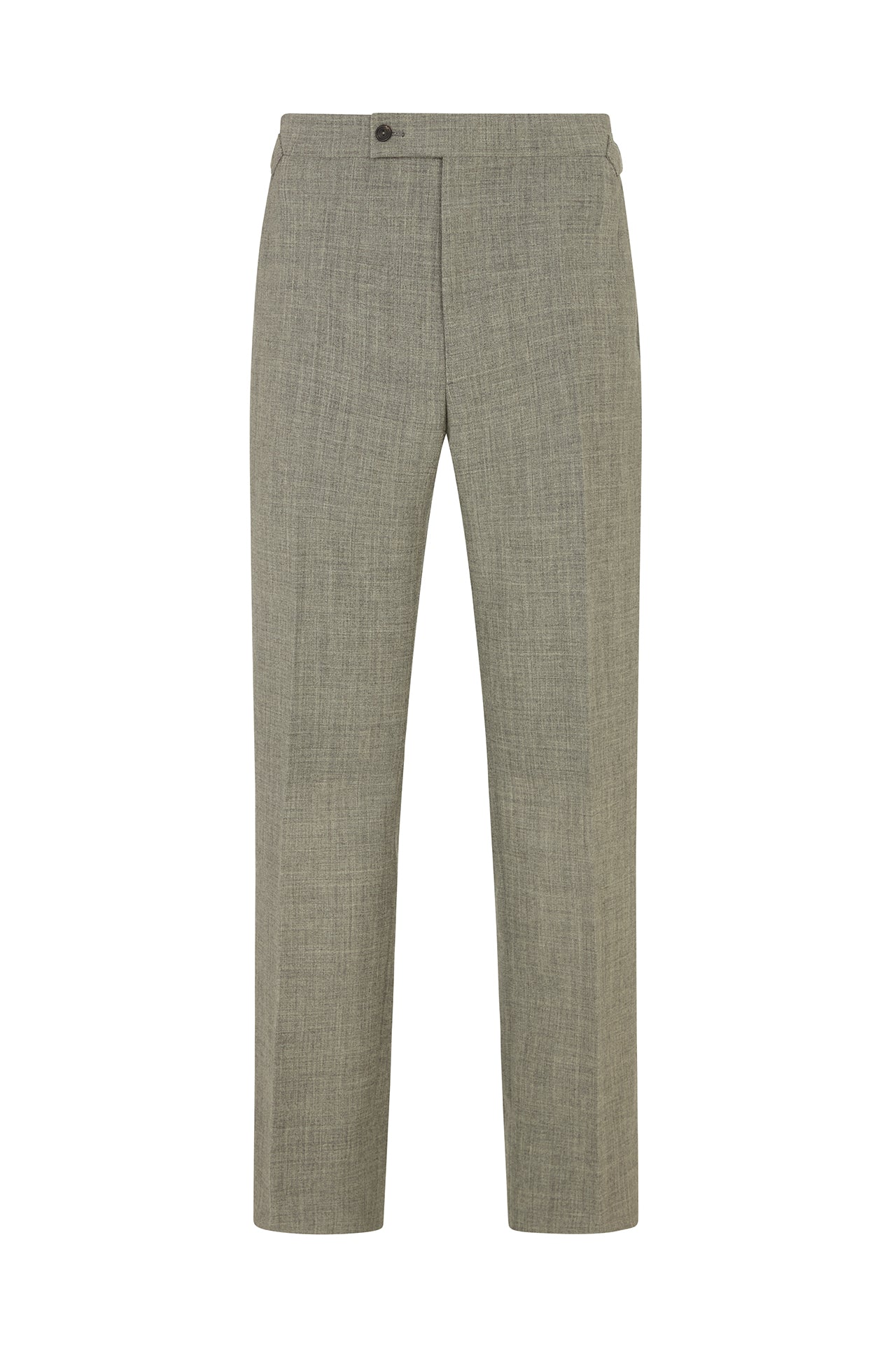 Grey Wool Fresco Trousers