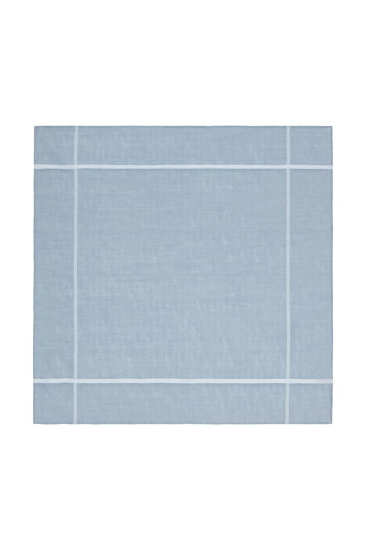 Light Grey Shadow Jacquard Cotton Pocket Square