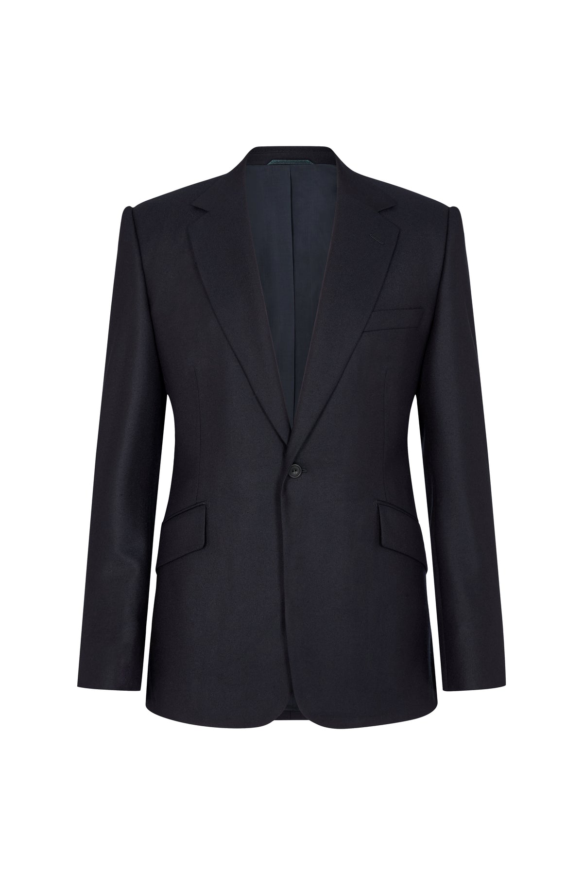 Navy 4ply London Shrunk Single Breasted Suit