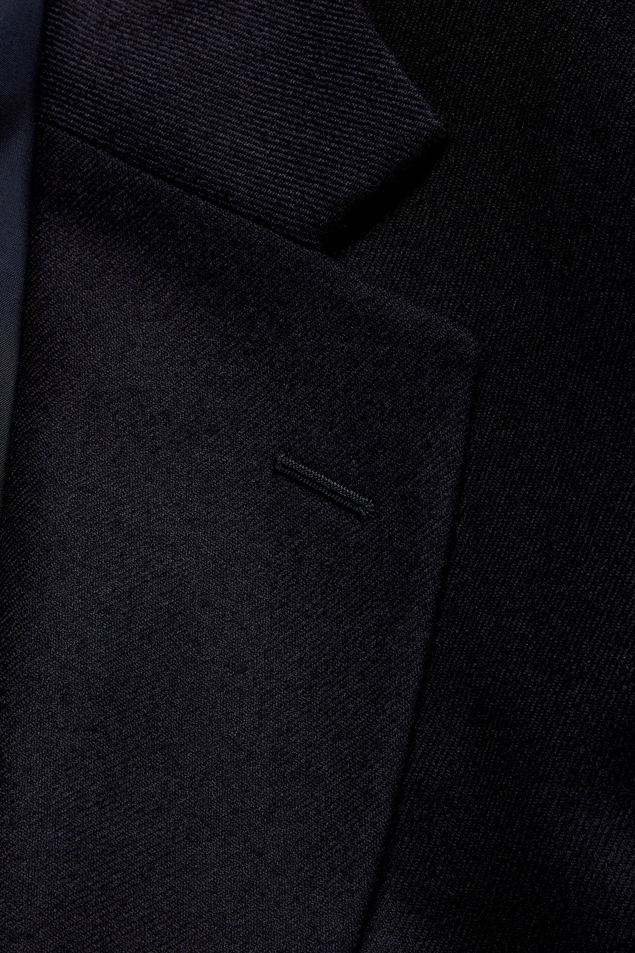 Navy 4ply London Shrunk Single Breasted Suit
