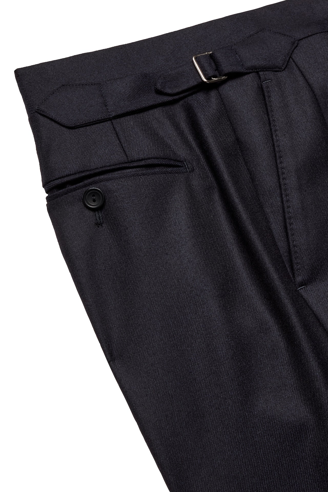 Navy 4ply London Shrunk Single Breasted Suit