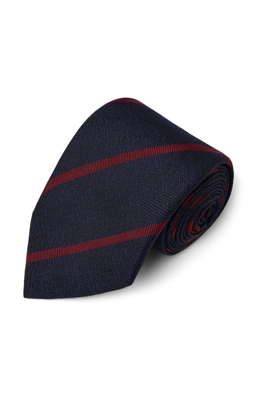 Tussah Rep Stripe Tie