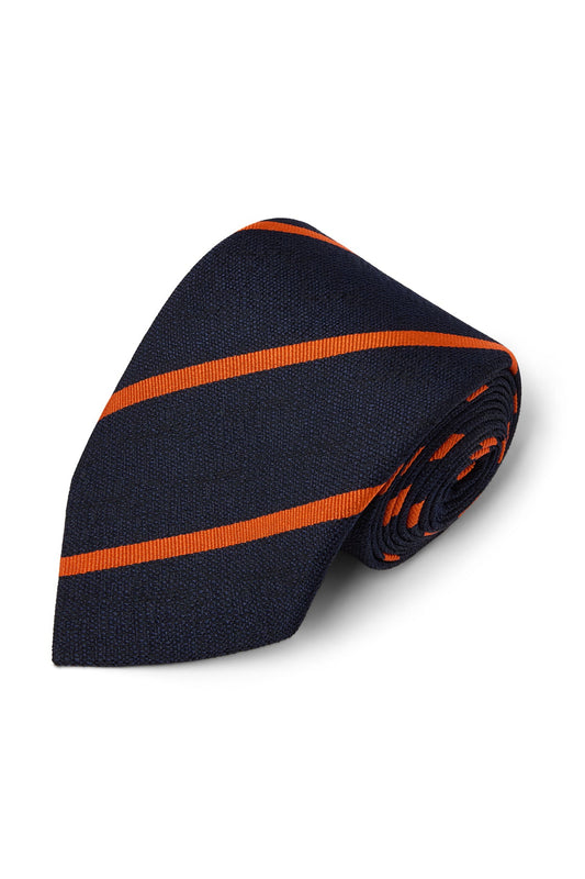 Tussah Rep Stripe Tie