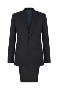 Navy Semi Plain Single Breasted Suit