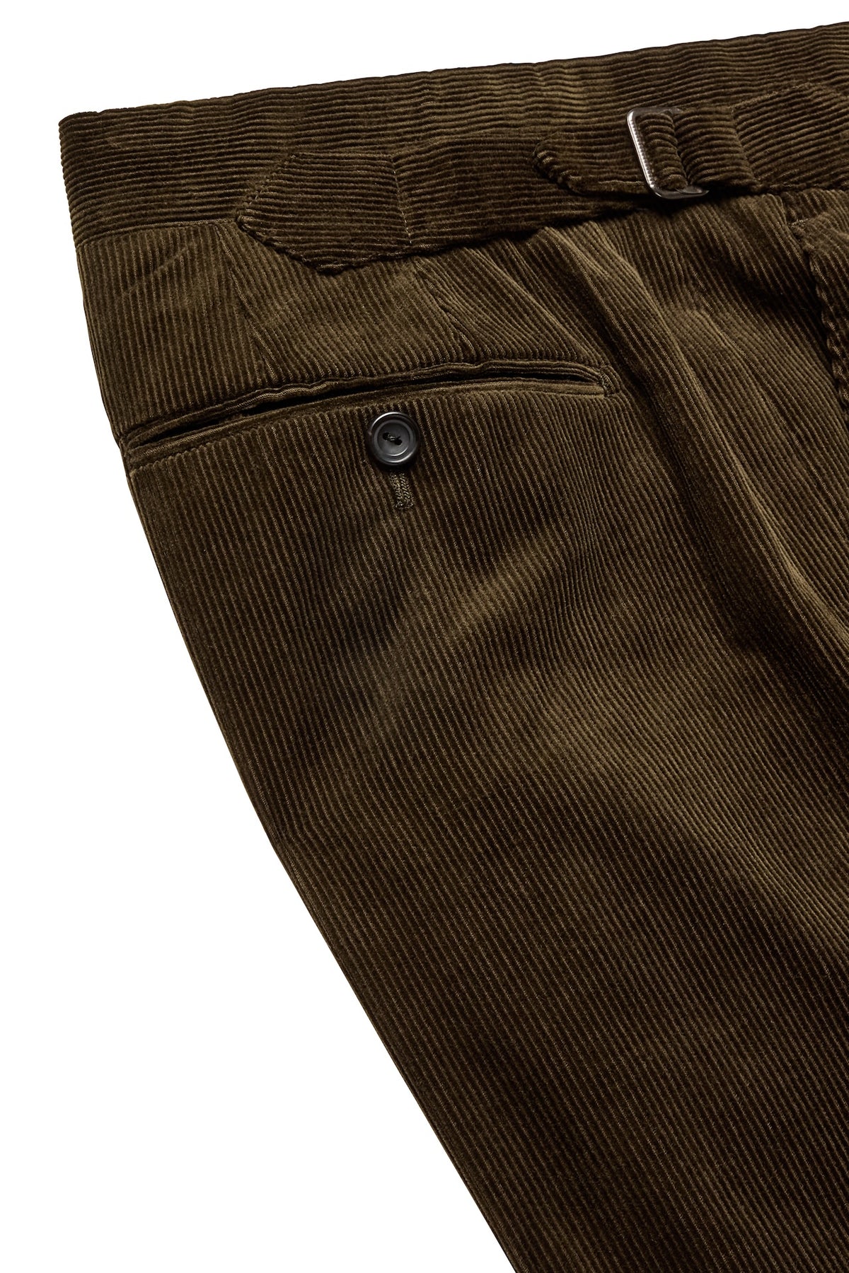 Olive Green Corduroy Trousers