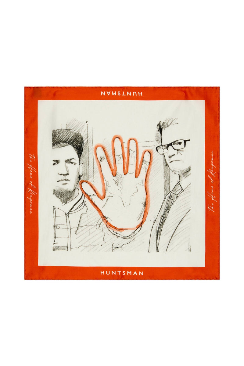 The Home of Kingsman 10 Year Anniversary Pocket Square