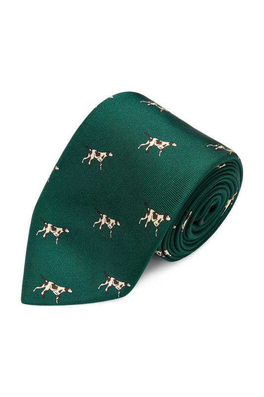 Pointer Dog Tie