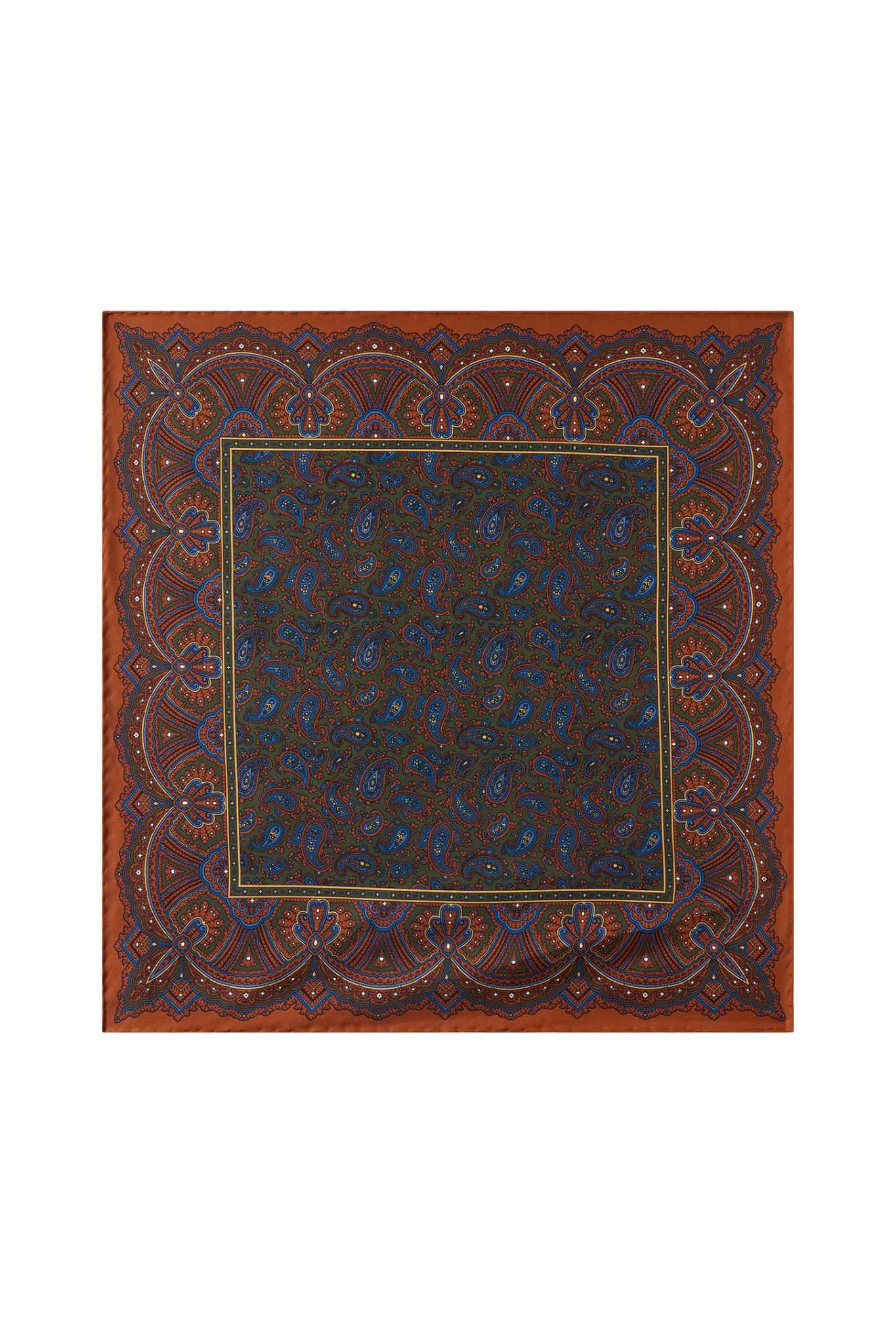 Huntsman Madder Pocket Square
