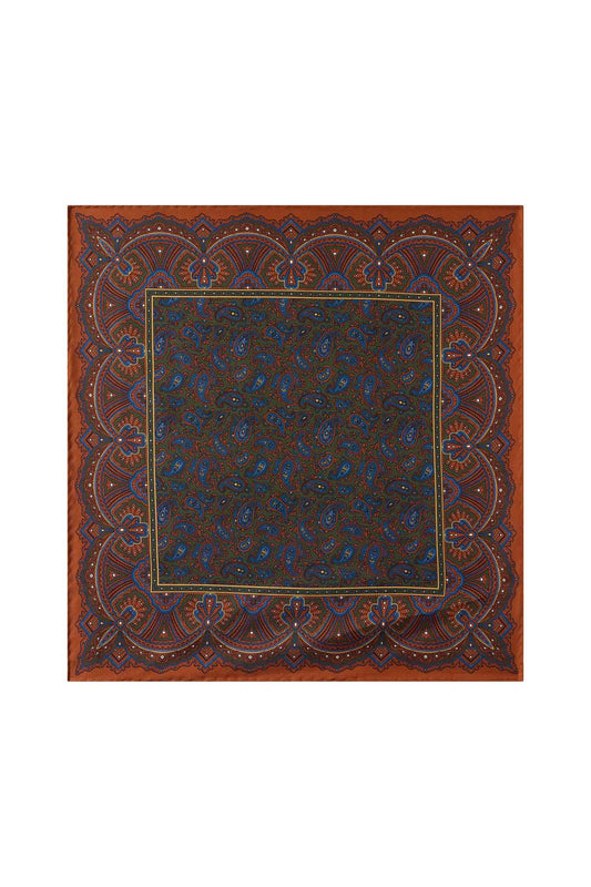 Huntsman Madder Pocket Square