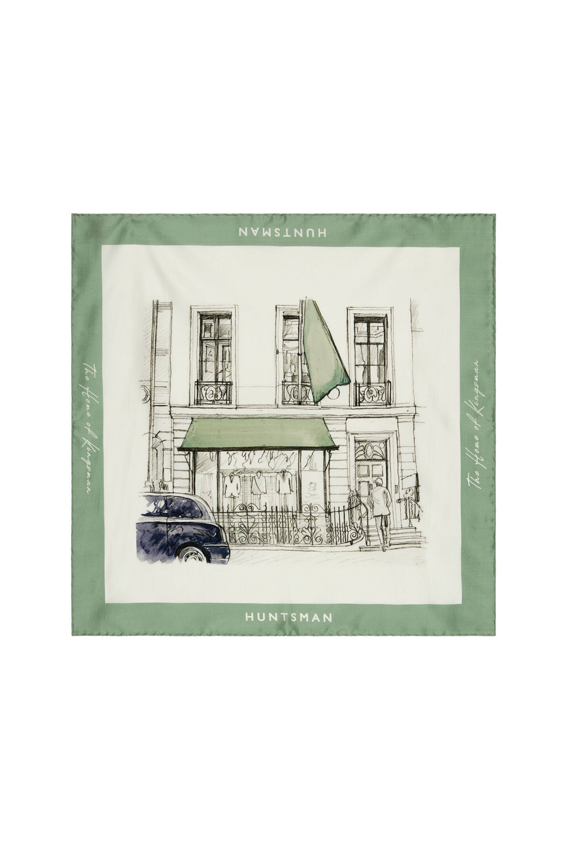 The Home of Kingsman 10 Year Anniversary Pocket Square