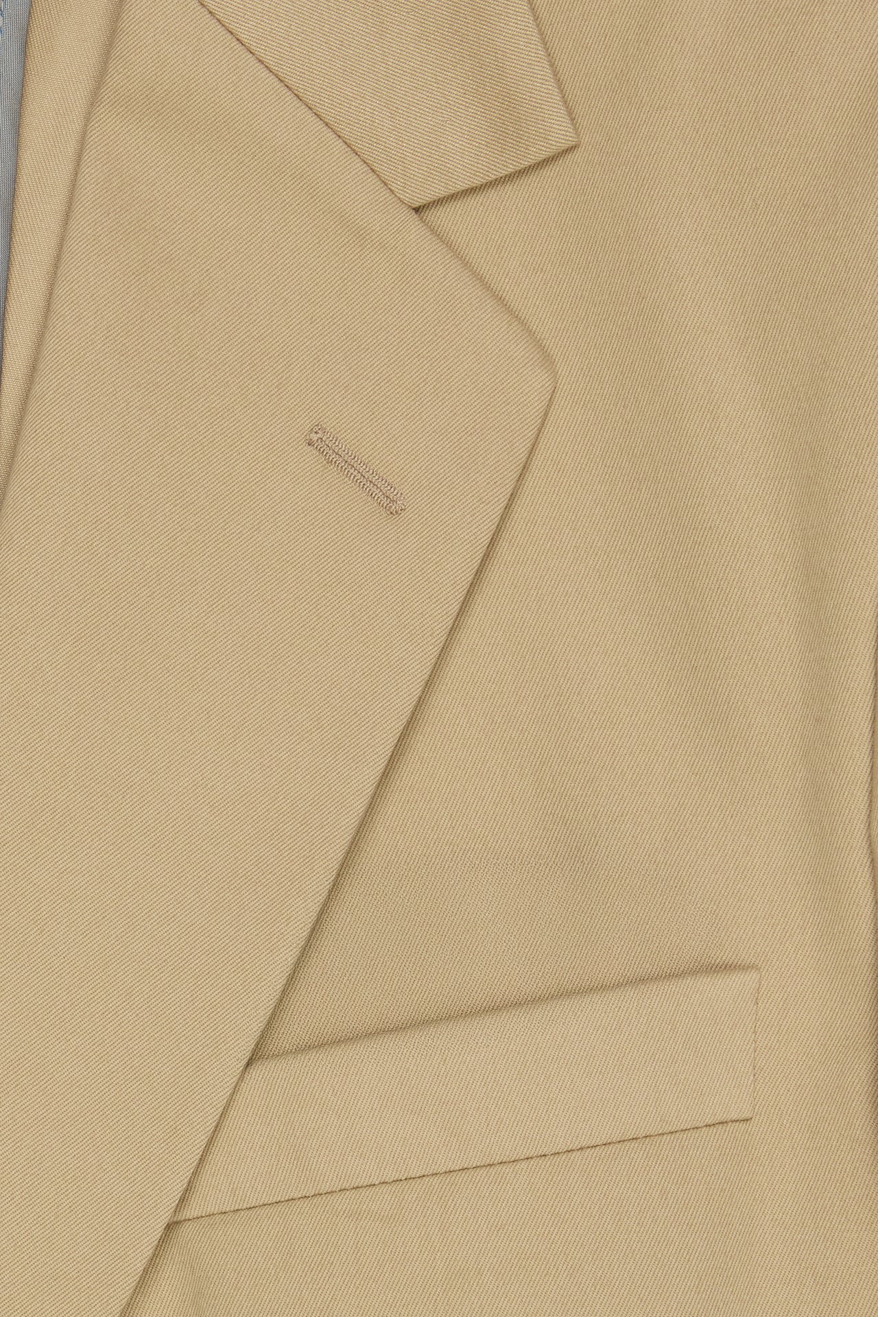 Sand Cotton Single Breasted Suit
