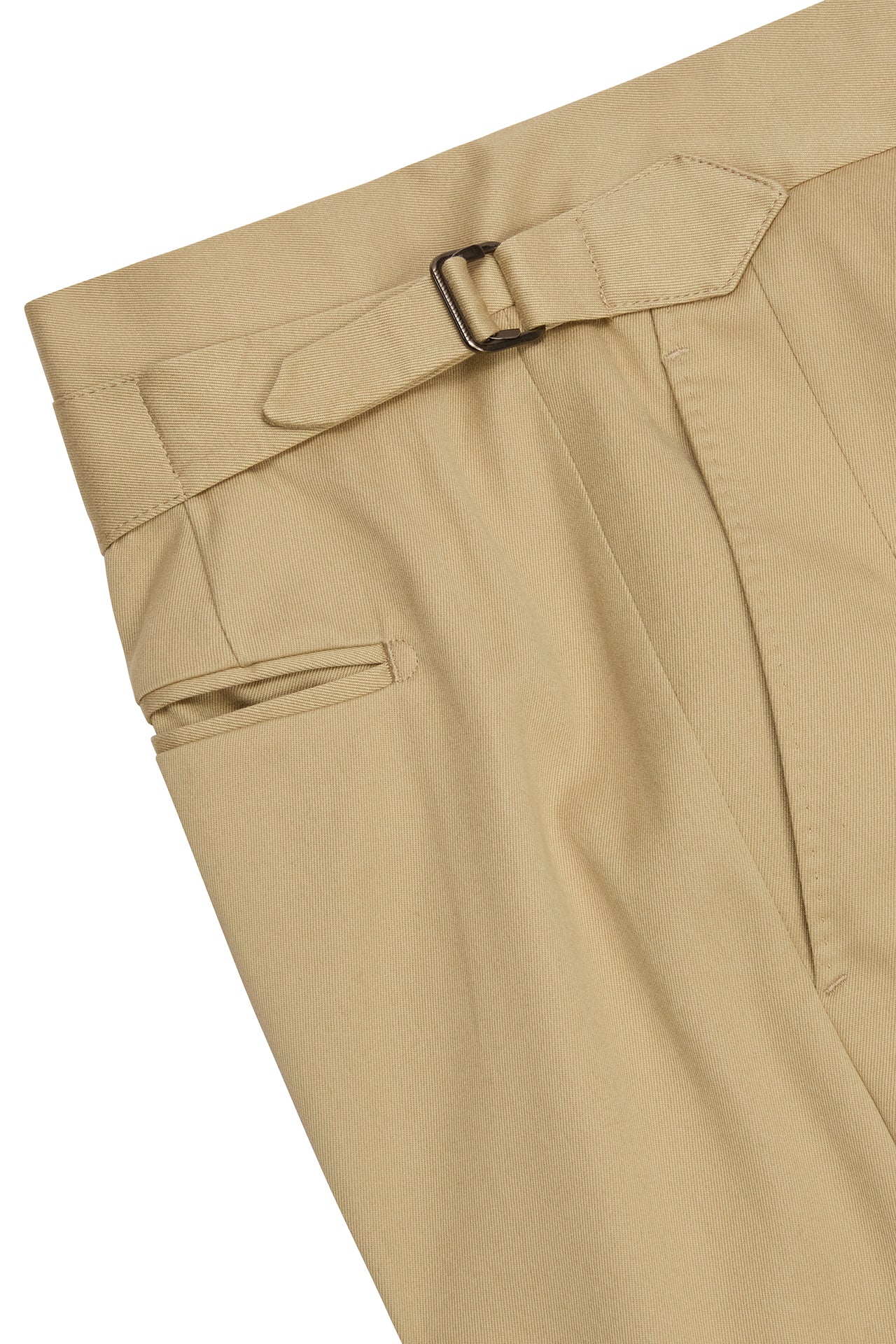 Sand Cotton Single Breasted Suit