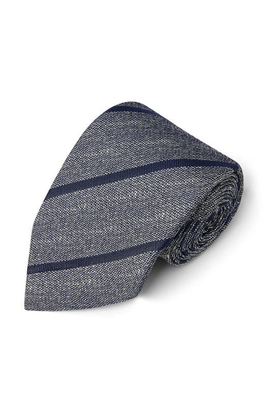 Tussah Rep Stripe Tie