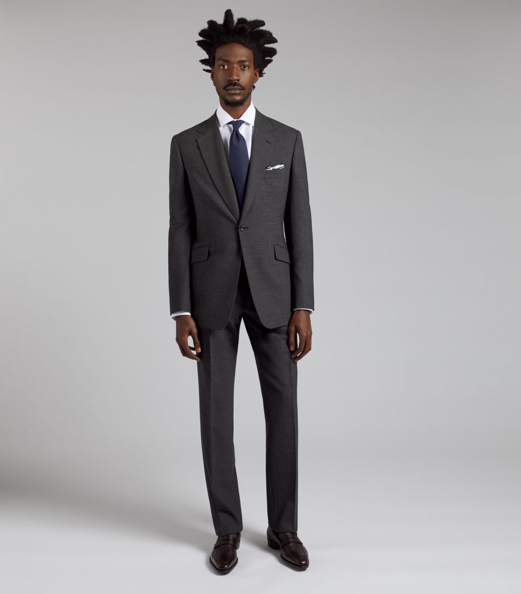 Grey Wool Fresco Suit