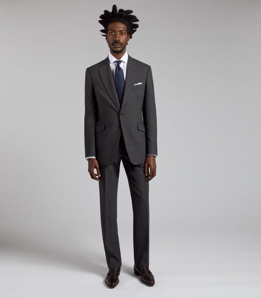 Grey Wool Fresco Suit