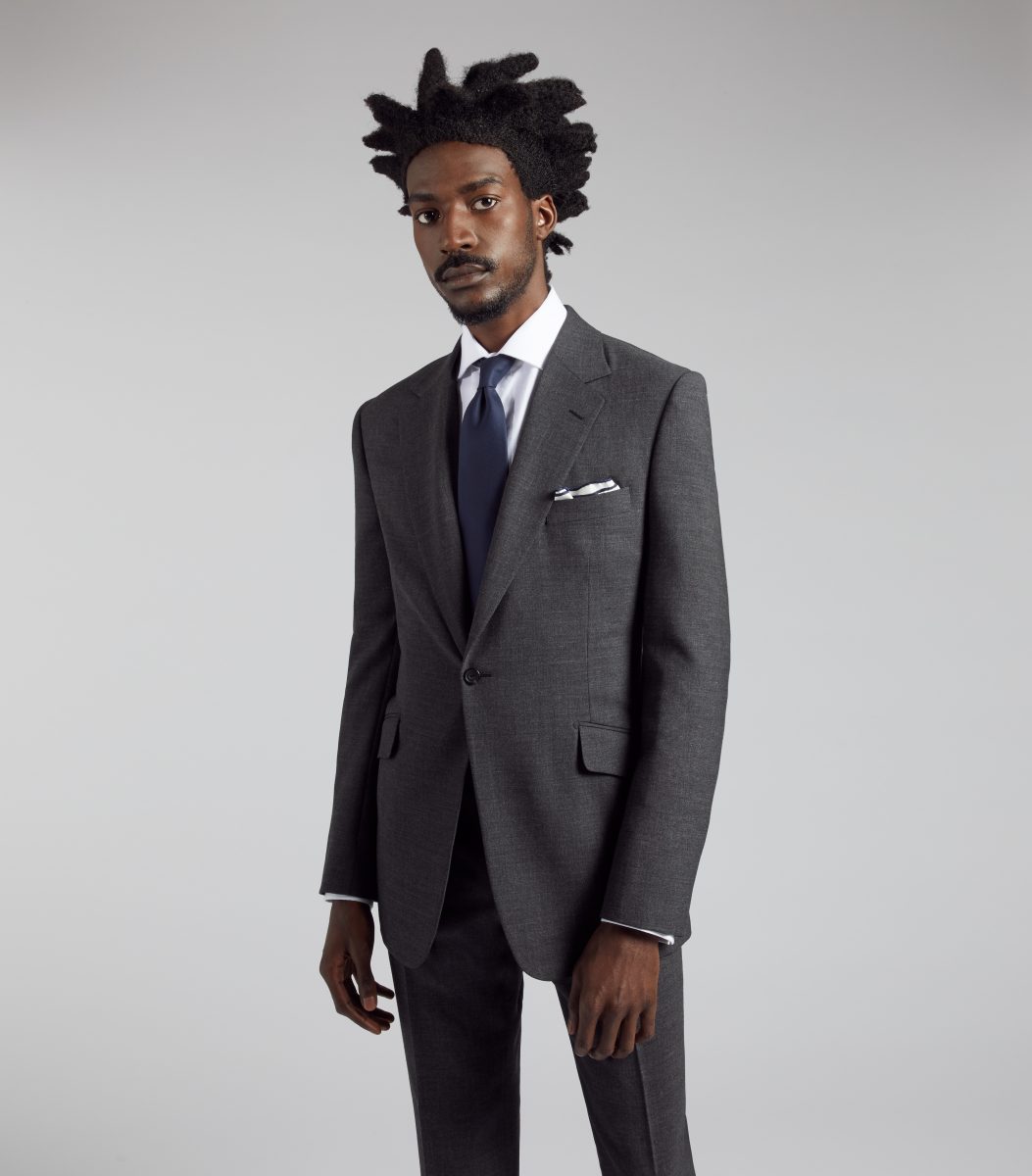 Grey Wool Fresco Suit